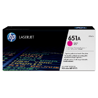 HP 651A Cartouche de tonerOriginal Magenta (CE343A)