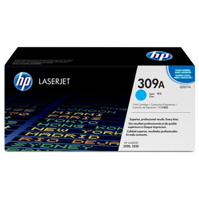 خرطوشة حبر أصلية HP 309A سماوي (Q2671A)