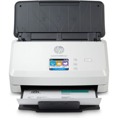 HP Scanjet Pro N4000 snw1 Sheet-feed Scanner Alimentation papier de scanner 600 x 600 DPI A4 Noir, Blanc