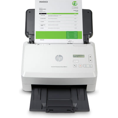 HP Scanjet Enterprise Flow 5000 s5 تغذية ورق الماسح الضوئي 600 x 600 DPI A4 أبيض