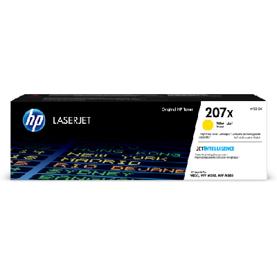HP Toner jaune LaserJet 207X authentique grande capacité (W2212X)