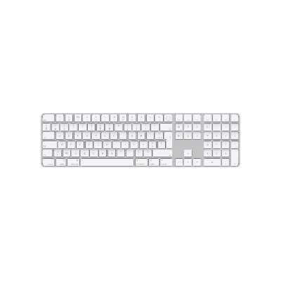 Apple Magic clavier USB + Bluetooth AZERTY Français Aluminium, Blanc