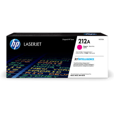 HP خرطوشة حبر ليزر حقيقية أرجوانية 212A