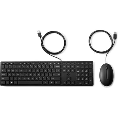 ماوس ولوحة مفاتيح سطح المكتب السلكية HP 320MK