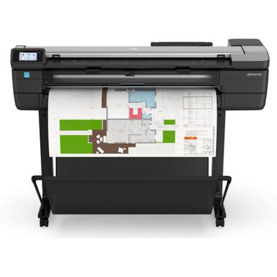طابعة HP Designjet T830 كبيرة الحجم واي فاي طباعة حرارية ملونة 2400 x 1200 DPI A0 (841 x 1189 مم) إيثرنت / LAN