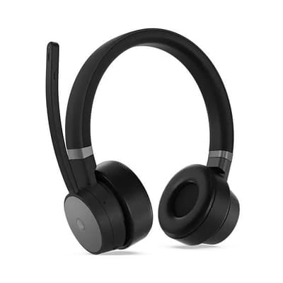 Lenovo Go Wireless ANC Headset Wired & Wireless Over-ear Office/Call Center Bluetooth Black
