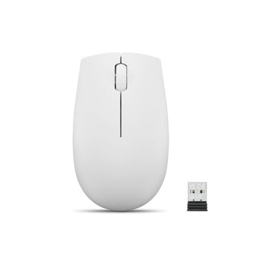 Lenovo 300 WIRELESS MOUSE?GREY Ambidextrous Wireless Optical Mouse 1000 DPI