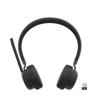 Lenovo Wireless VoIP Headset Wireless Headset Office/Call Center Bluetooth Black