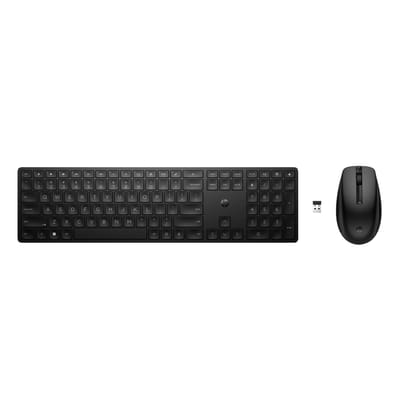 HP 655 WRLS KB/MSE COMBO لوحة مفاتيح ماوس متضمنة منزل RF لاسلكي أسود