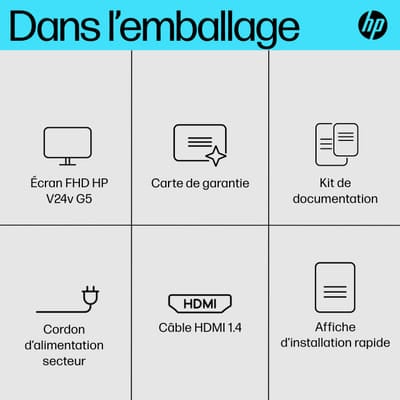 إتش بي شاشة FHD V24v G5
