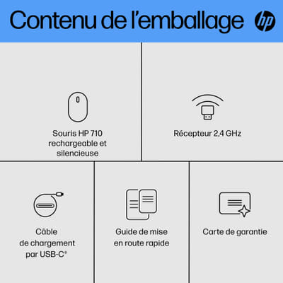 HP Silent Rechargeable Mouse 710