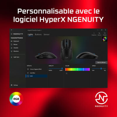 HyperX Pulsefire Haste 2 - فأرة ألعاب (أسود)