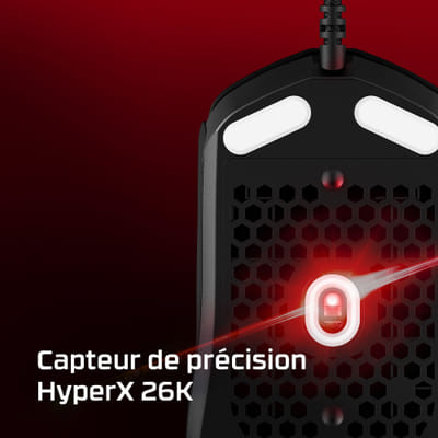 HyperX Pulsefire Haste 2 - فأرة ألعاب (أسود)