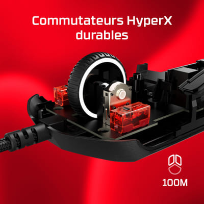 HyperX Pulsefire Haste 2 - فأرة ألعاب (أسود)