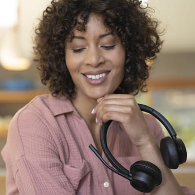 HP Poly Voyager 4320 USB-C Headset +BT700 dongle Sans fil Arceau Bureau/Centre d'appels Bluetooth Noir