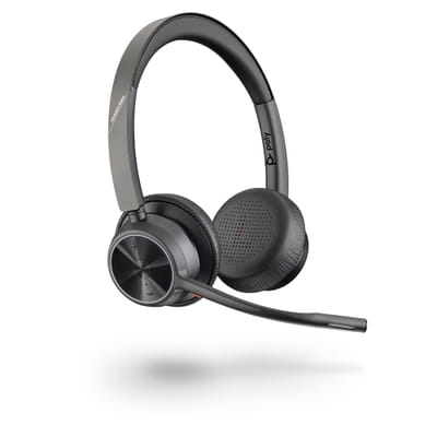 HP Poly Voyager 4320 USB-C Headset +BT700 dongle Sans fil Arceau Bureau/Centre d'appels Bluetooth Noir