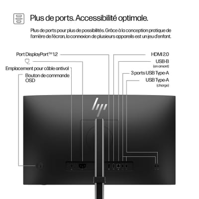 HP Series 5 Pro Écran FHD 23,8 pouces - 524pf