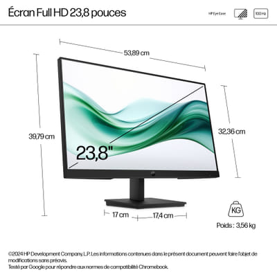 شاشة HP Series 3 Pro FHD 23.8 بوصة - 324pv