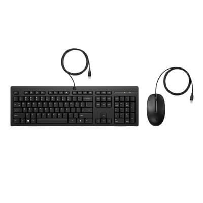 HP Wired Keyboard and Mouse Combo 225