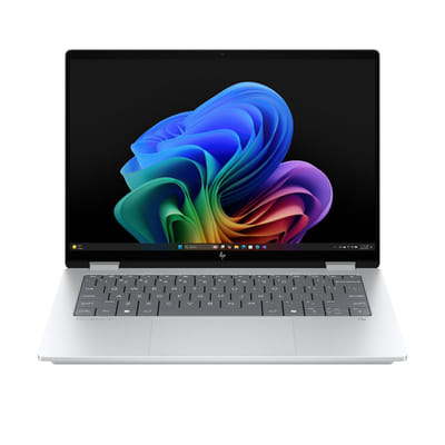 HP OmniBook X Flip 2-in-1 Next Gen AI 14-fm0001nk Copilot+ PC Intel Core Ultra 5 226V Hybrid (2-in-1) 35.6 cm (14") Touchscreen 3K 16 Go LPDDR5x-SDRAM 1 To SSD Wi-Fi 6E (802.11ax) Windows 11 Home Silver