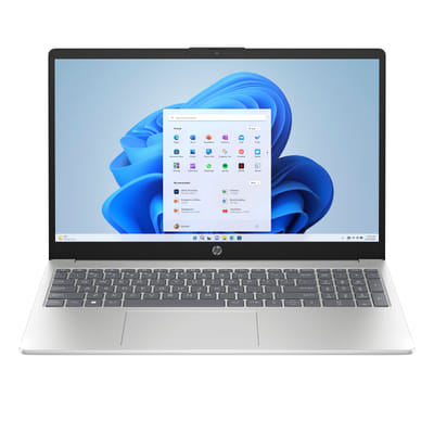 HP 15-fd0435nk Intel® Core™ i3 i3-1315U Ordinateur portable 39,6 cm (15.6") Full HD 8 Go DDR4-SDRAM 512 Go SSD Wi-Fi 6 (802.11ax) Windows 11 Home Argent