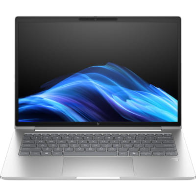 HP EliteBook 8 G1i AI كمبيوتر محمول Intel Core Ultra 5 225U 35.6 سم (14") WUXGA 16 جيجابايت DDR5-SDRAM 512 جيجابايت SSD واي فاي 7 (802.11be) ويندوز 11 برو كمبيوتر AI فضي