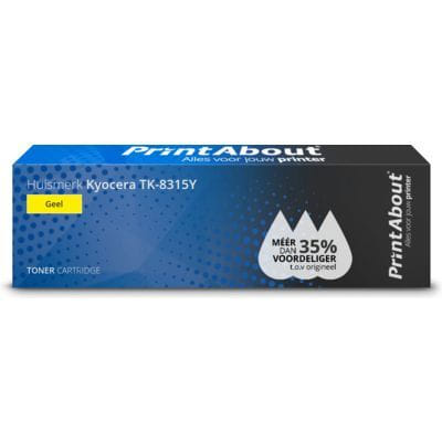 PrintAbout TK-8315Y Cartouche de toner Compatible Jaune