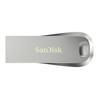 سانديسك الترا لوكس محرك فلاش USB 128 جيجابايت USB نوع-A 3.2 جين 1 (3.1 جين 1) فضي
