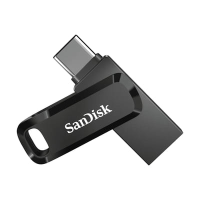 Sandisk Ultra Dual Drive Go USB Flash Drive 64 Go USB Type-A / 3.2 Gen 1 (3.1 Gen 1) Black