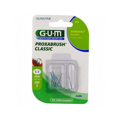 Recharges Brossettes Interdentaires 1.1mm X8 x8 Proxabrush Gum