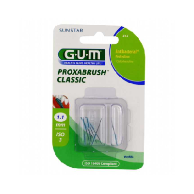 Recharges Brossettes Interdentaires 1.1mm X8 x8 Proxabrush Gum