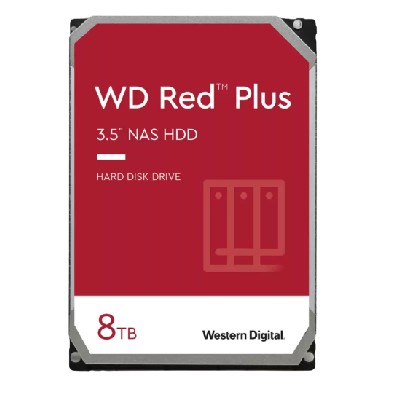 Western Digital Red Plus 3.5" 8000 Go Série ATA III (WD80EFAX)