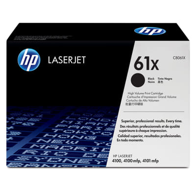 HP 61X High Yield Black Original LaserJet Toner Cartridge Black Toner Cartridge