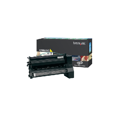 Lexmark C780A1YG Cartouche de tonerOriginal Jaune Lexmark C780A1YG Cartouche de tonerOriginal Jaune