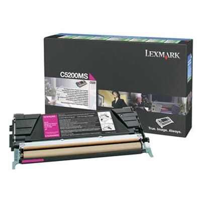 ليكسمارك C5200MS خرطوشة حبر أصلية ماجنتا