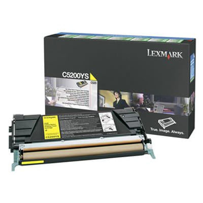 ليكسمارك C5200YS خرطوشة حبر أصلية صفراء