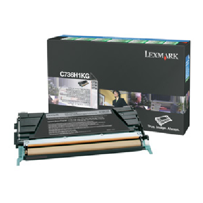 Lexmark C736H1KG Cartouche de tonerOriginal Noir Lexmark C736H1KG Cartouche de tonerOriginal Noir