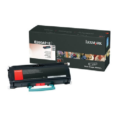 Lexmark E260A21E Cartouche de tonerOriginal Noir