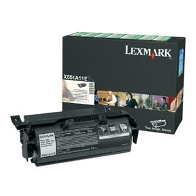 Lexmark X651A11E Original Black Toner Cartridge