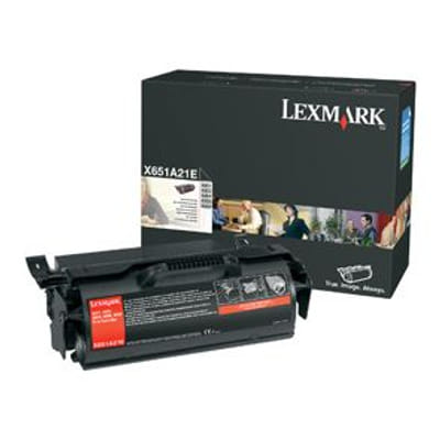 Lexmark X651A21E Original Black Toner Cartridge