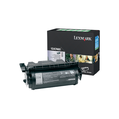 Lexmark 12A7460 Cartouche de tonerOriginal Noir
