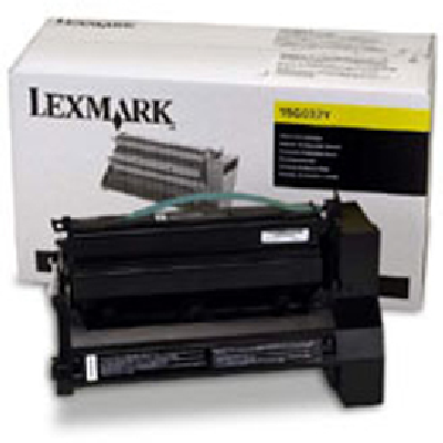 Lexmark C752, C762 Yellow High Yield Print Cartridge Cartouche de toner Original Jaune