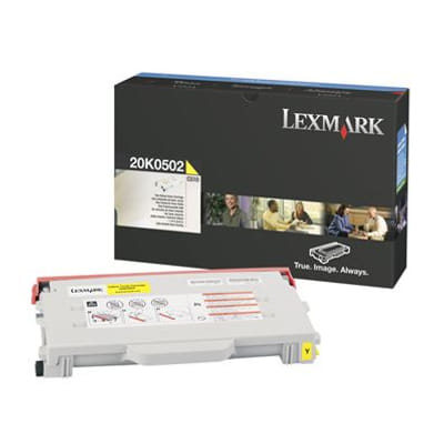 Lexmark 20K0502 خرطوشة حبر أصلية صفراء