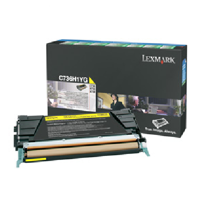 Lexmark C736H1YG Cartouche de toner Original Jaune