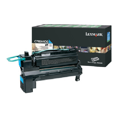 Lexmark C792A1CG Cartouche de tonerOriginal Cyan Lexmark C792A1CG Cartouche de tonerOriginal Cyan