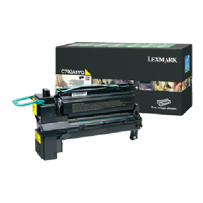 Lexmark C792A1YG Cartouche de tonerOriginal Jaune Lexmark C792A1YG Cartouche de tonerOriginal Jaune
