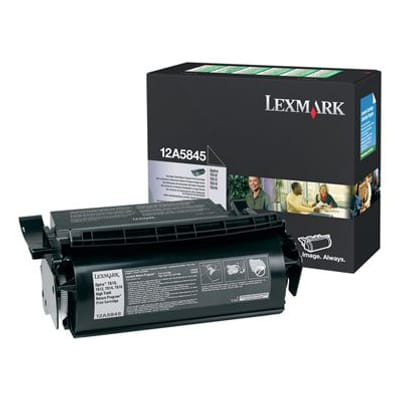 Lexmark 12A5845 Cartouche de tonerOriginal Noir