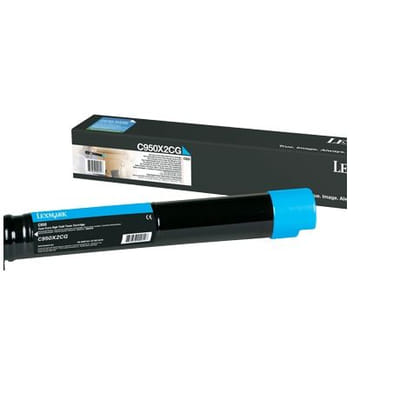 Lexmark C950X2CG Cartouche de toner Original Cyan