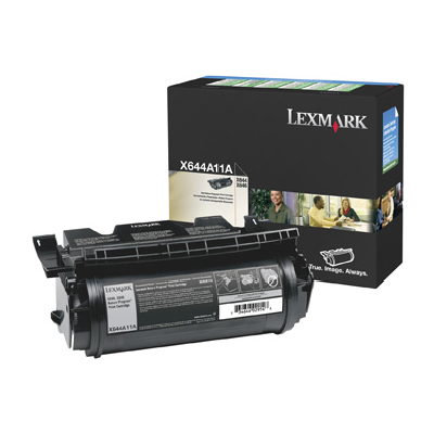 Lexmark X644A11E Cartouche de tonerOriginal Noir Lexmark X644A11E Cartouche de tonerOriginal Noir