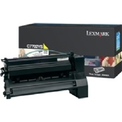 Lexmark Yellow Print Cartridge for C770/C772 Cartouche de toner Original Jaune